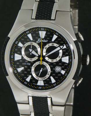 Belair Men Sport wrist watches - Titanium Carbon Fiber A9913B.